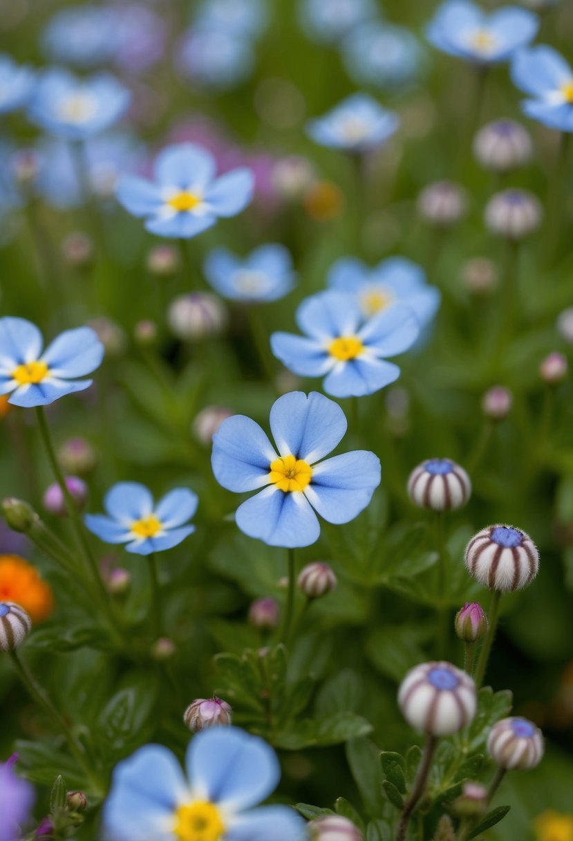 Spotted touch-me-nots bloom among 45 wildflower gardens